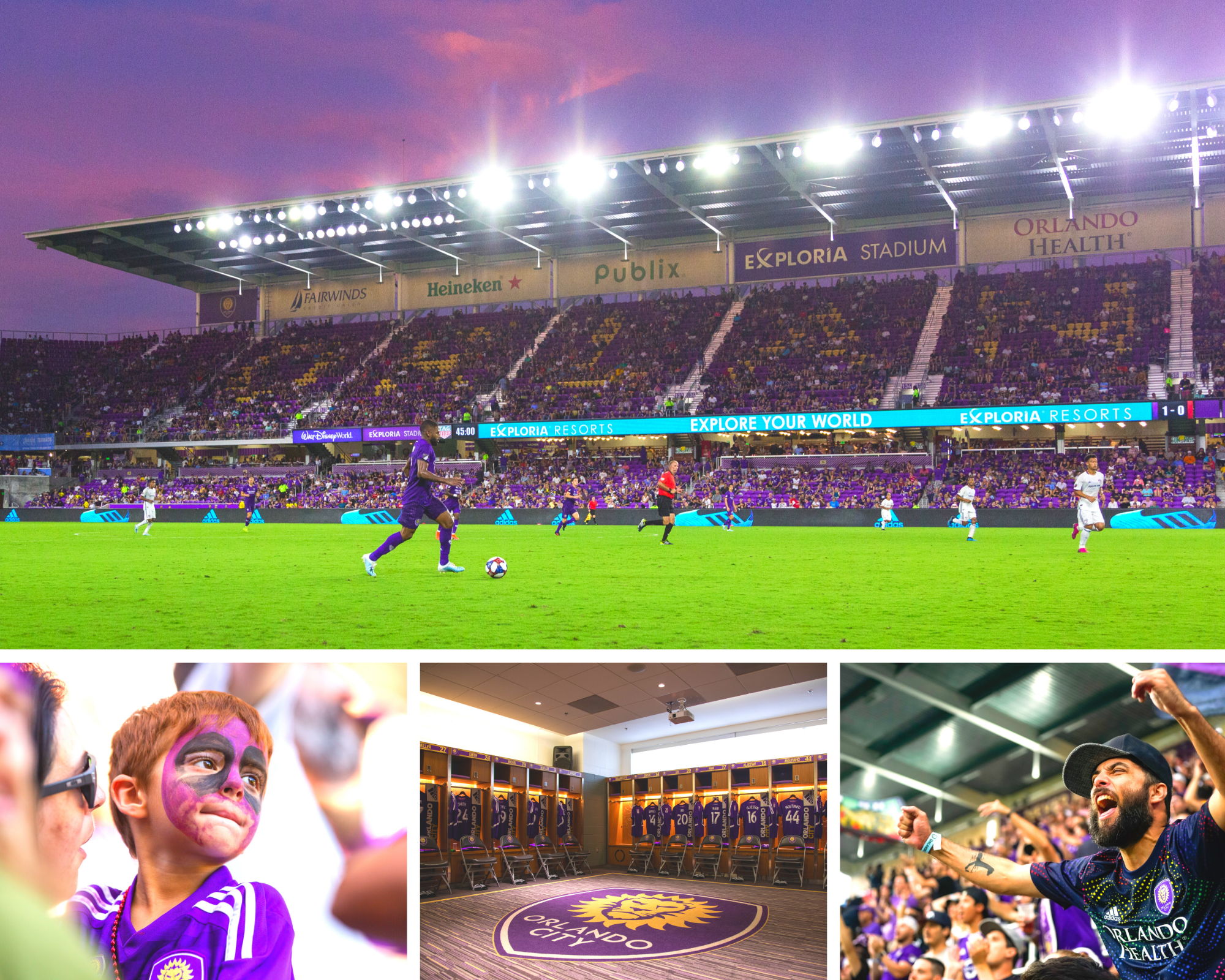 Stadium Soccer Collage